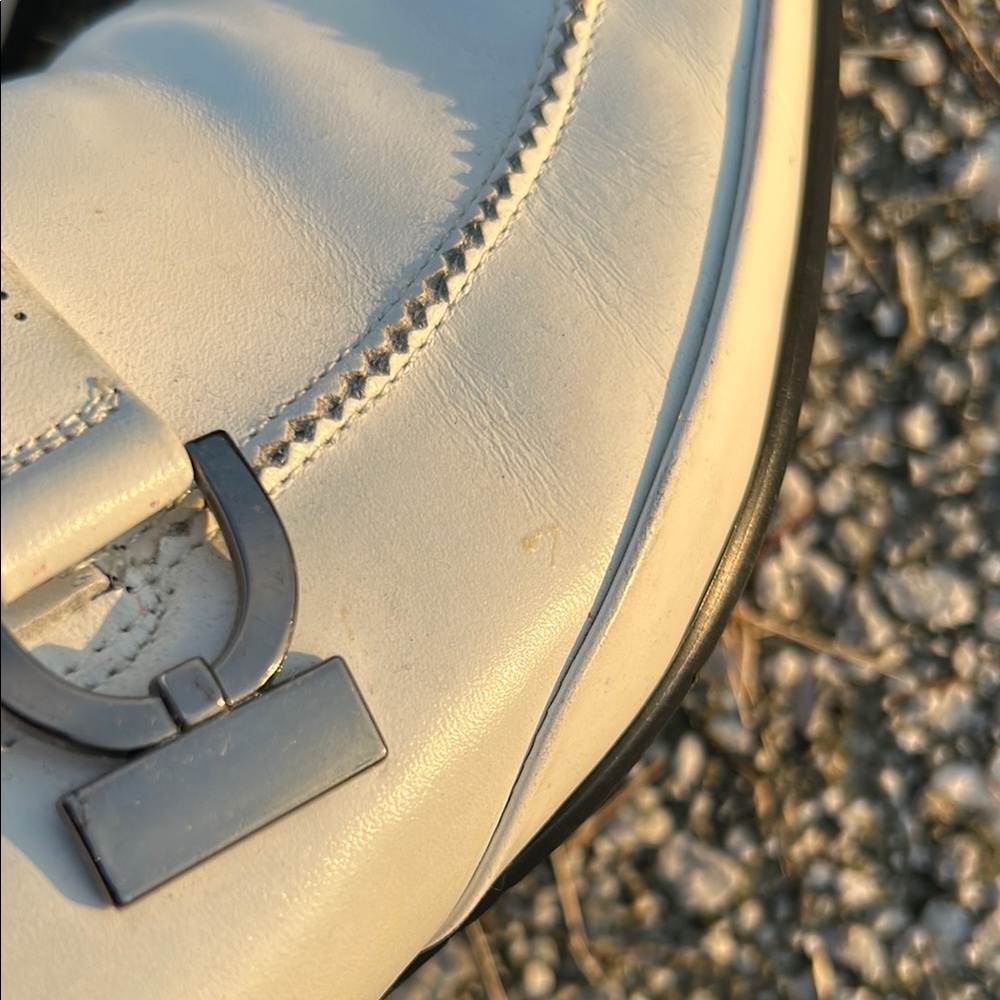 Stacy Adams White Leather Men's Shoes - Picture 5 of 9
